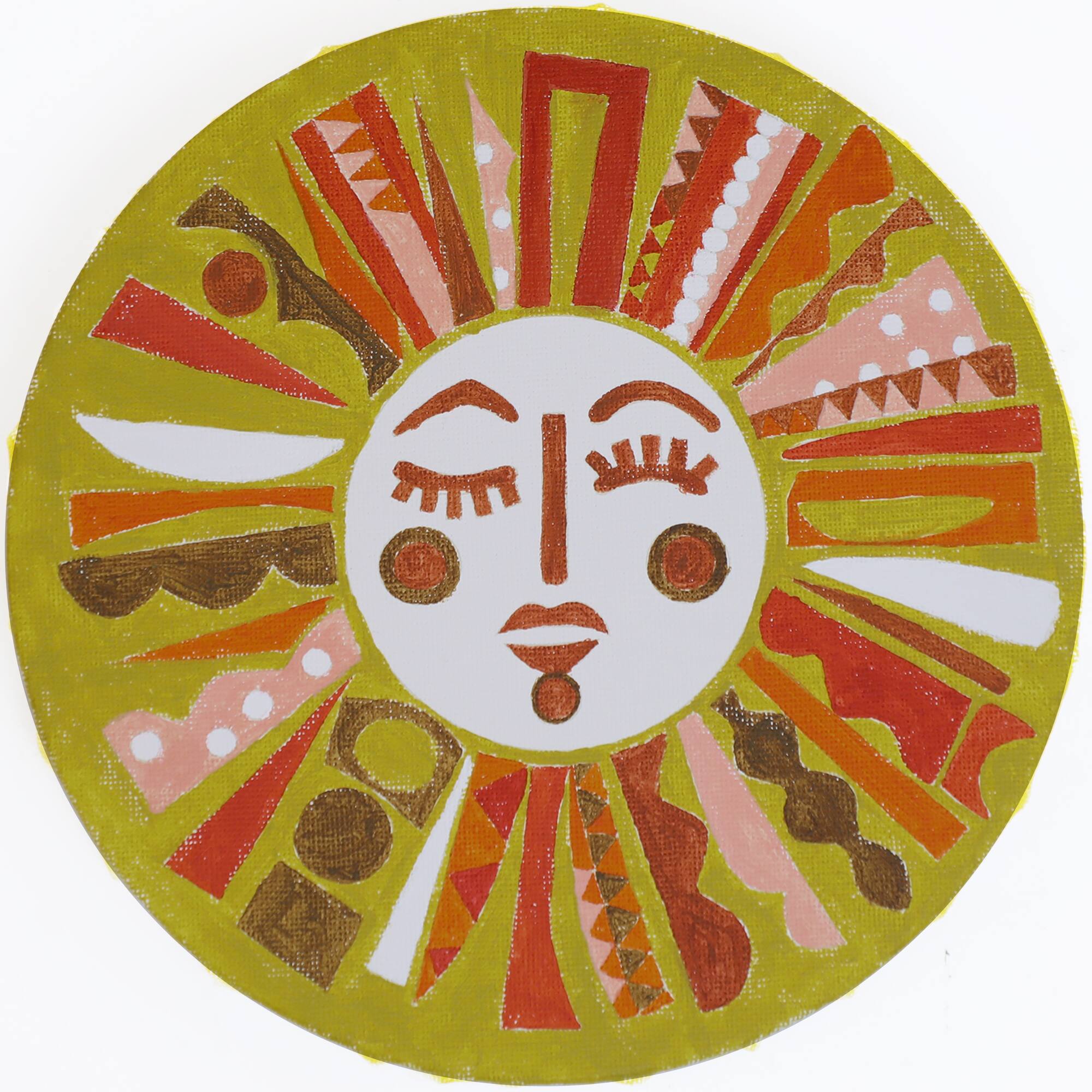 Jonathan Adler x Michaels 7" Round Sun Canvas Painting Kit